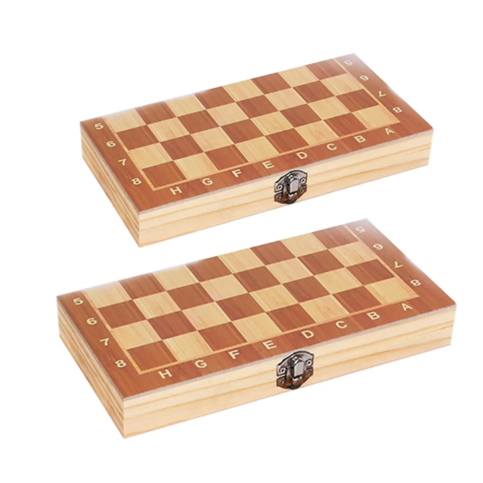 

Portable Chess Backgammon Set Board Game for Entertainment Beginner Children