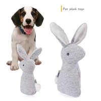 new cute plush toys squeak pet dog toy rabbit imal plush toys dog cleaning teeth interactive toy puppy chew toy dog accessories