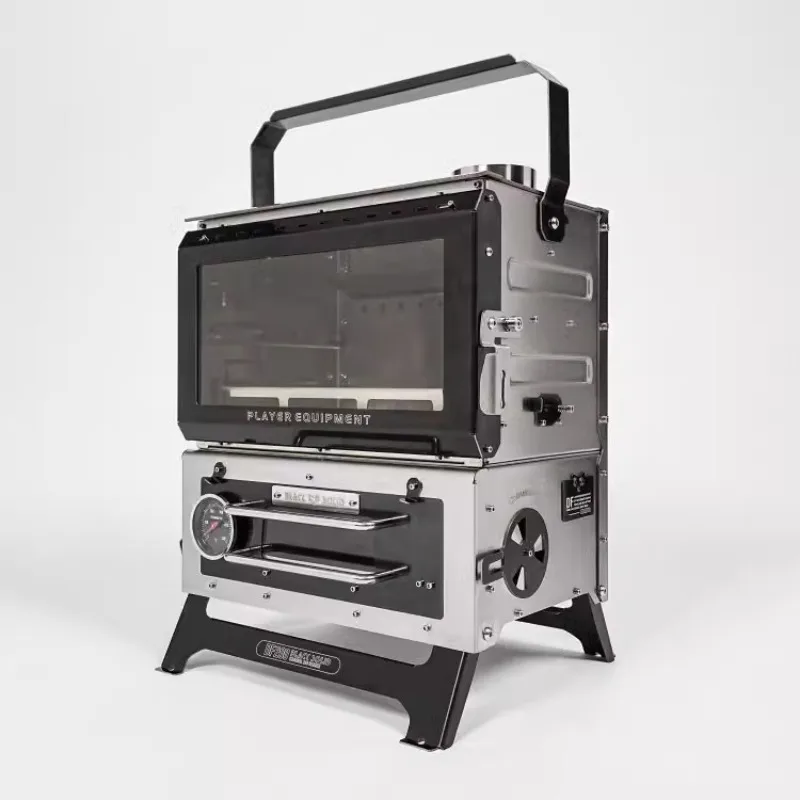 Многофункциональная духовка для улицы может сжигать древесных гранул