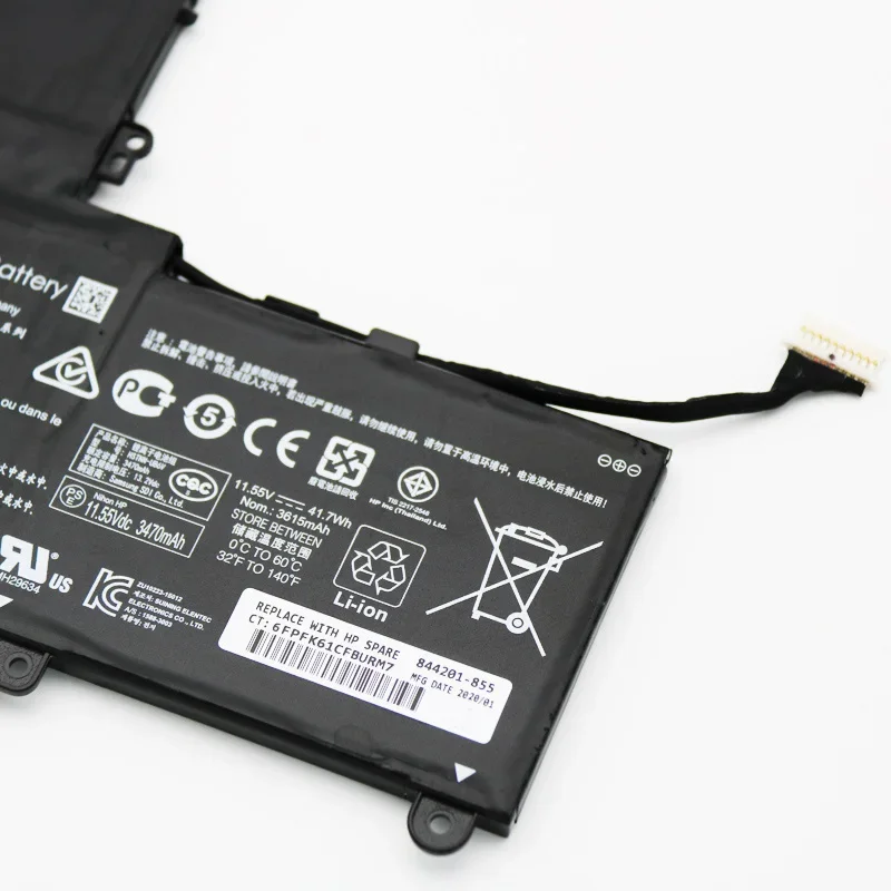 Оригинальный аккумулятор для ноутбука HP Pavilion x360 11-u000 HSTNN-UB6V 11 55-843536 541-844201 850 в Вт/ч