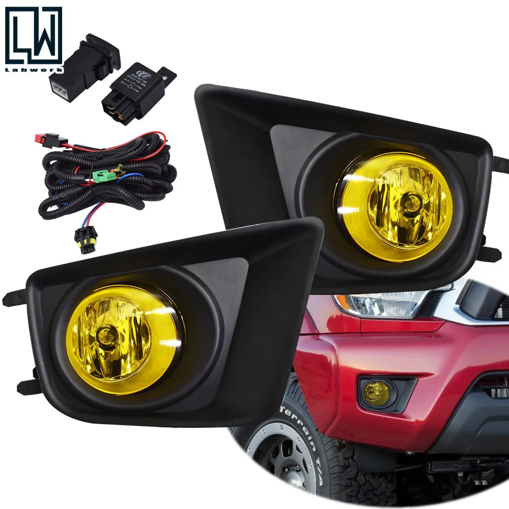 

Пара Lh Rh Янтарный противотуманный светильник для вождения Замена обновления для 2012-15 Toyota Tacoma