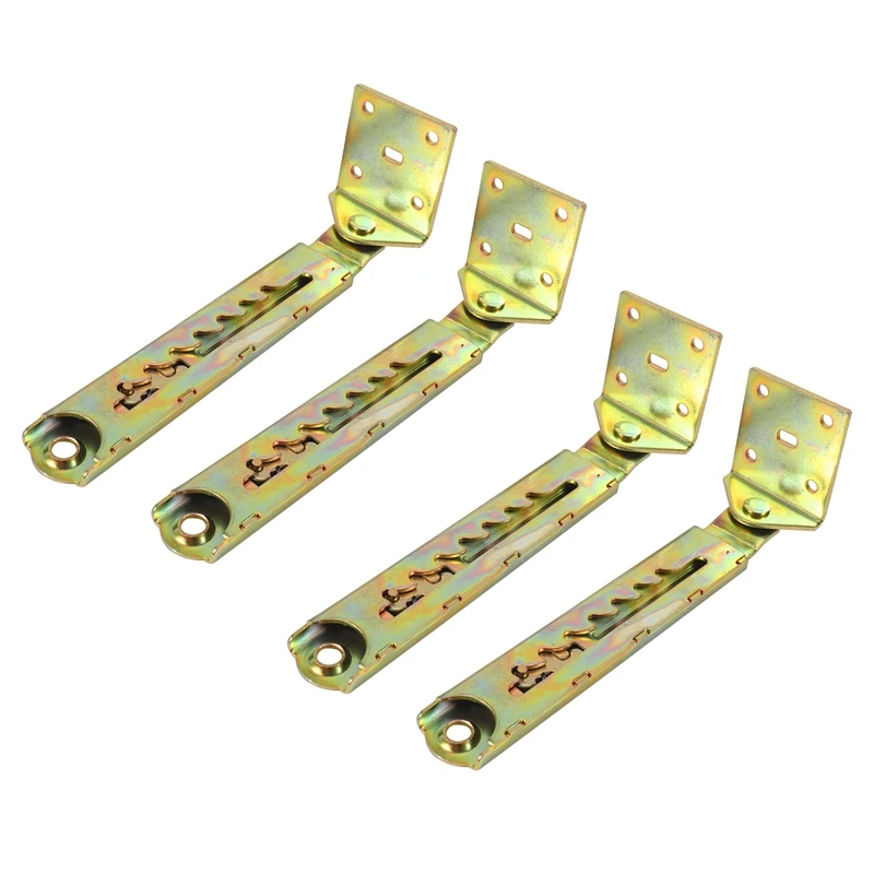 

2 Pair Angle Lifting Rod Desk 7 Gear Adjusting Hinge Angle Hinge with Bracket