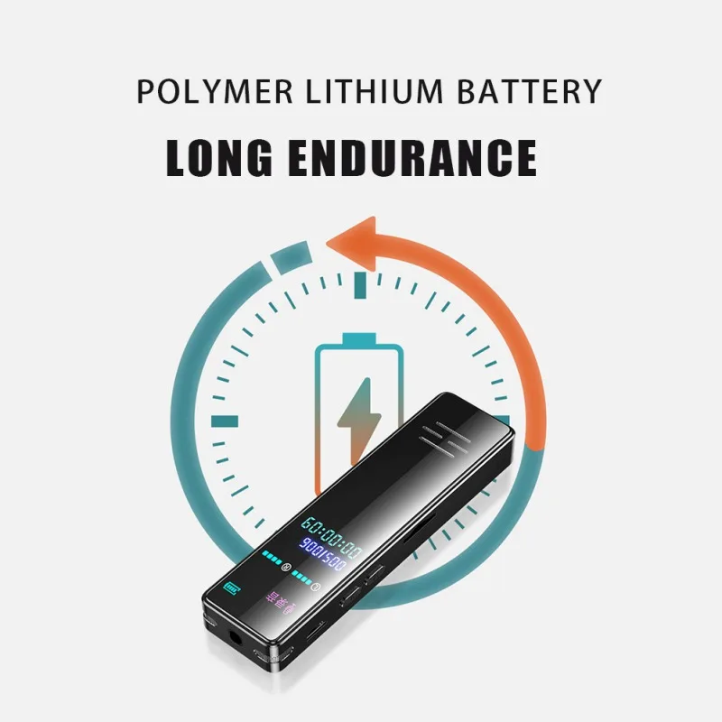 Перезаряжаемый U-диск аудиомагнитофон 1 3 дюйма цифровой диктофон mp3-плеер HD