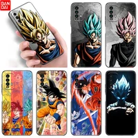 anime dragon ball z goku phone case for xiaomi redmi note 11 11s 11t 11e 10 10t 10s 9s 8t 9 8 7 pro 5g black cover