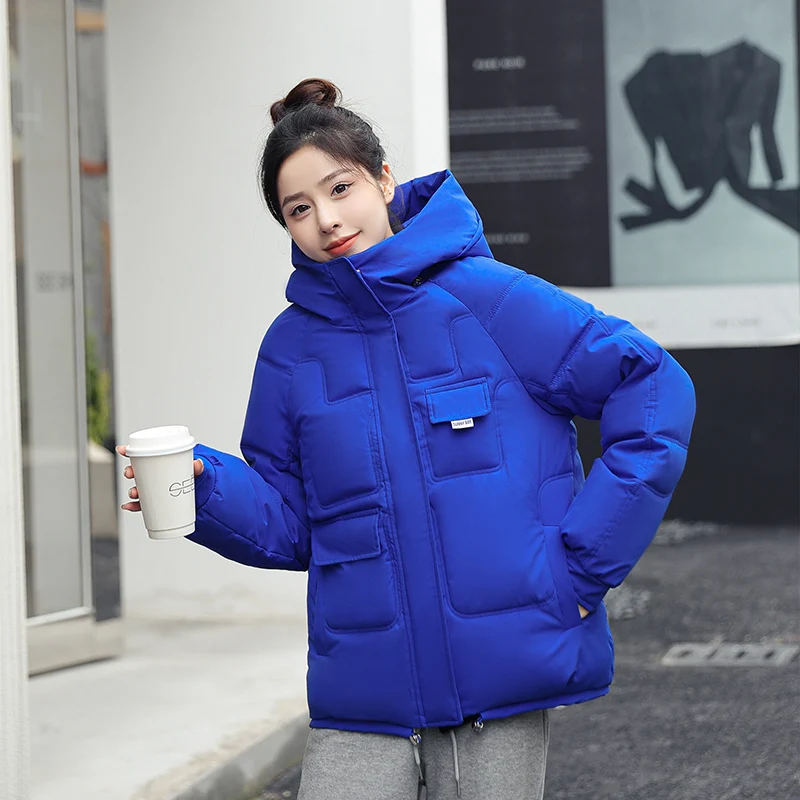Oversize Winter Puffer Jackets For Women Female Korean Loose Long Sleeve Coats Woman Parkas Fashion Warm Coats And Jackets Women