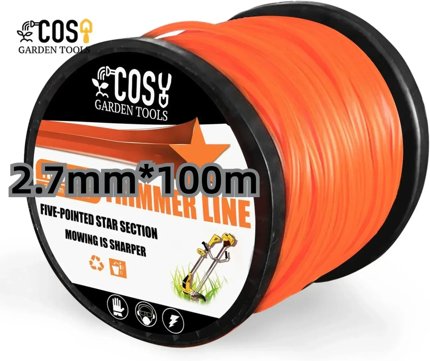 

Триммерная леска COSY GARDEN TOOLS 3,0 мм/4,0 мм