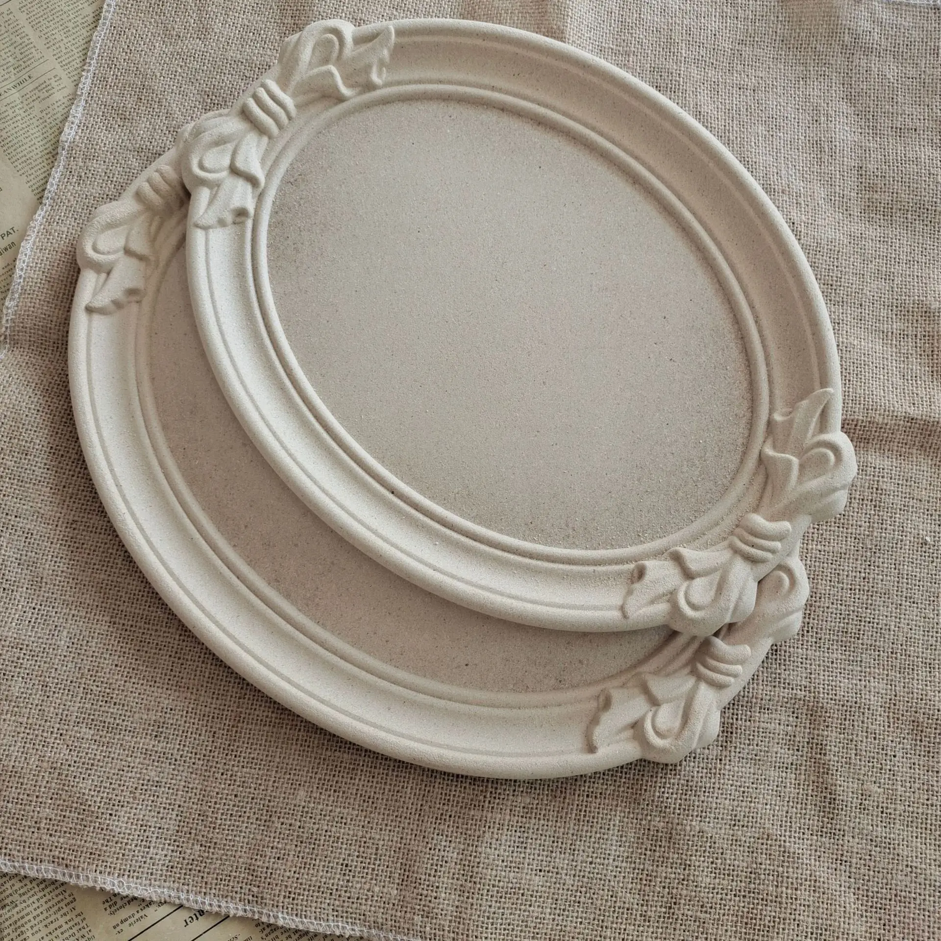 

Blank Wooden Fruit Tray Classic Dish As For Photo Props