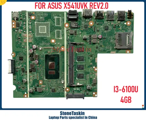 Высококачественная материнская плата StoneTaskin для ноутбука ASUS X541UAK X541UVK REV2.0