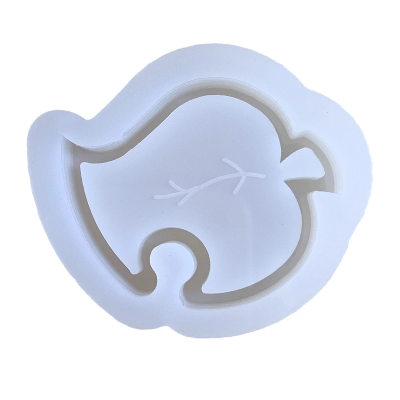 

Блестящие глянцевые силиконовые формы для декора, милые украшения в виде листьев, форма для брелока, подвеска «сделай сам»