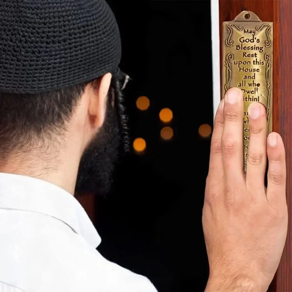 Сплав Mezuzah для двери 1 шт. золото серебро и медь с покрытием 13 1x3 2 см дверная столба