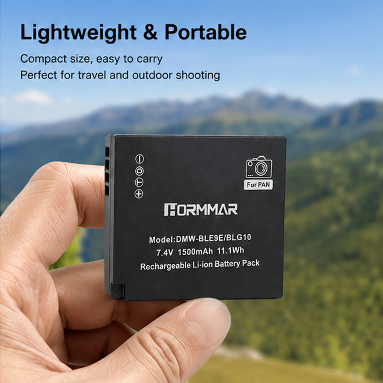 Фото Аккумулятор DMW-BLG10 DMW BLG10 BLE9 + двойное зарядное устройство USB Type-C для камер Panasonic Lumix GF5 GF6 GX7 GX80 GX85 LX100 DC-TZ99 №3