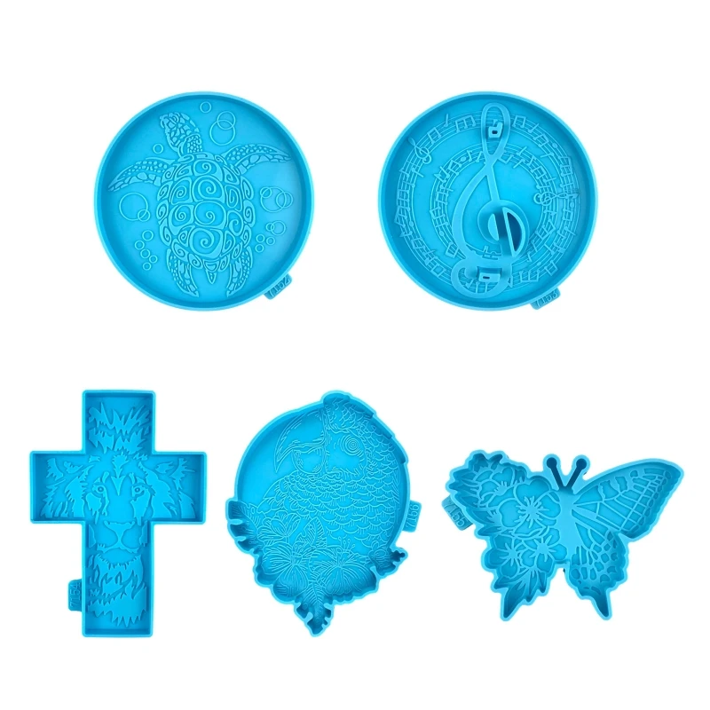 

E0BF DIY Plate Silicone Mold for Casting Eco-Friendly Animal Series Mold