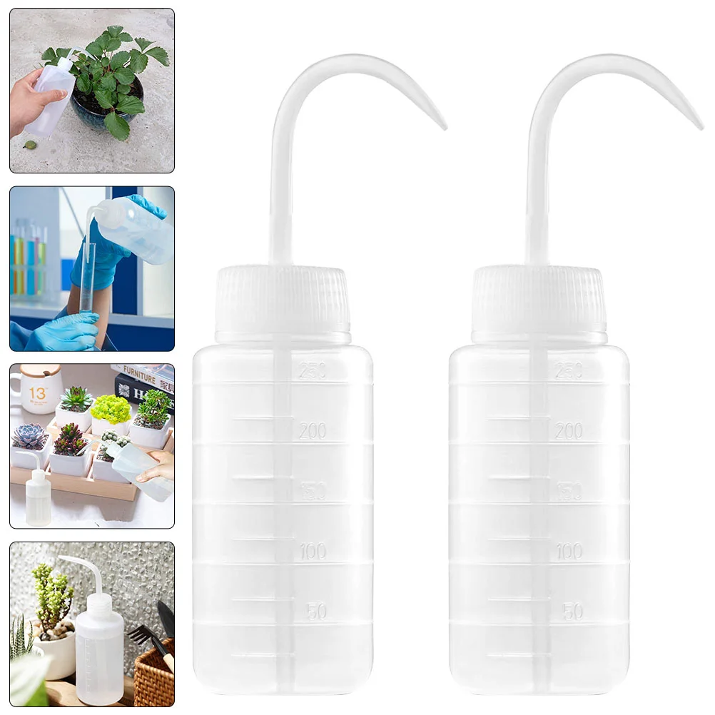 

2pcs Wash Bottle Premium Prime Sturdy Durable Squeeze Pot Container Wash Bottle for Hairdressing