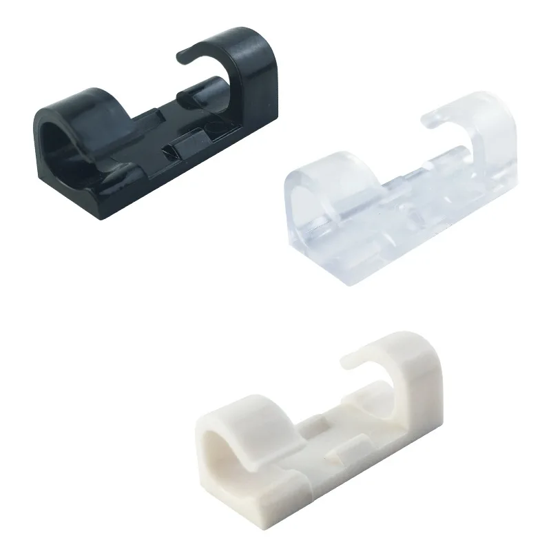 Клип для кабеля 20 штук органайзер проводов на столе самоклеящийся держатель для падения управление проводами менеджер фиксатор скоба офисная намотка.