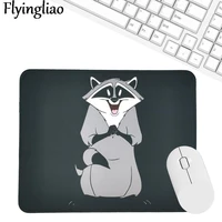 raccoon bear cute desk pad mouse pad laptop mouse pad keyboard desktop protector school office supplies