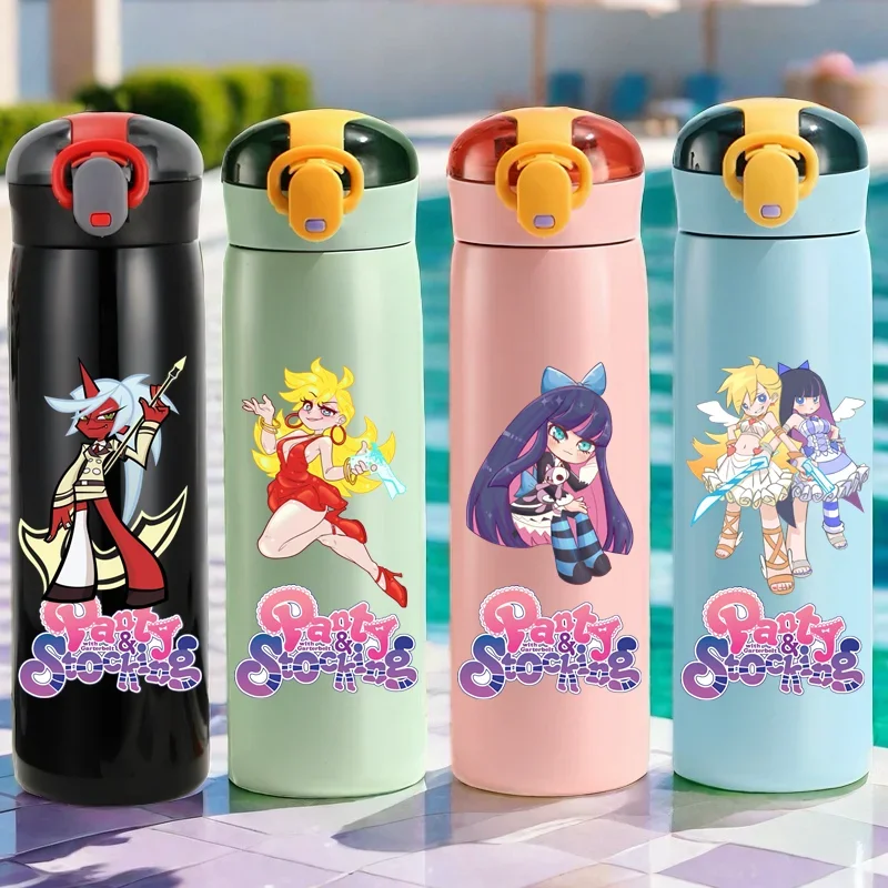 320ML/420ML Panty&ampStocking with Garterbelt Cartoon Stainless Steel Insulated Cup Leak Proof Water Bottle Outdoor Sport