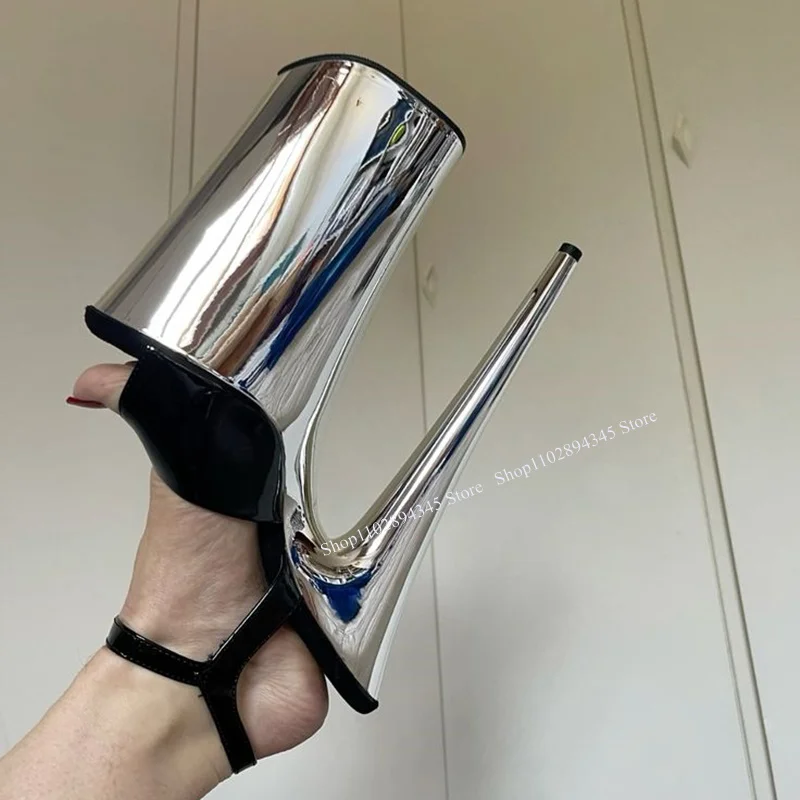 Сандалии женские на платформе без застежки пикантная модная обувь тонком