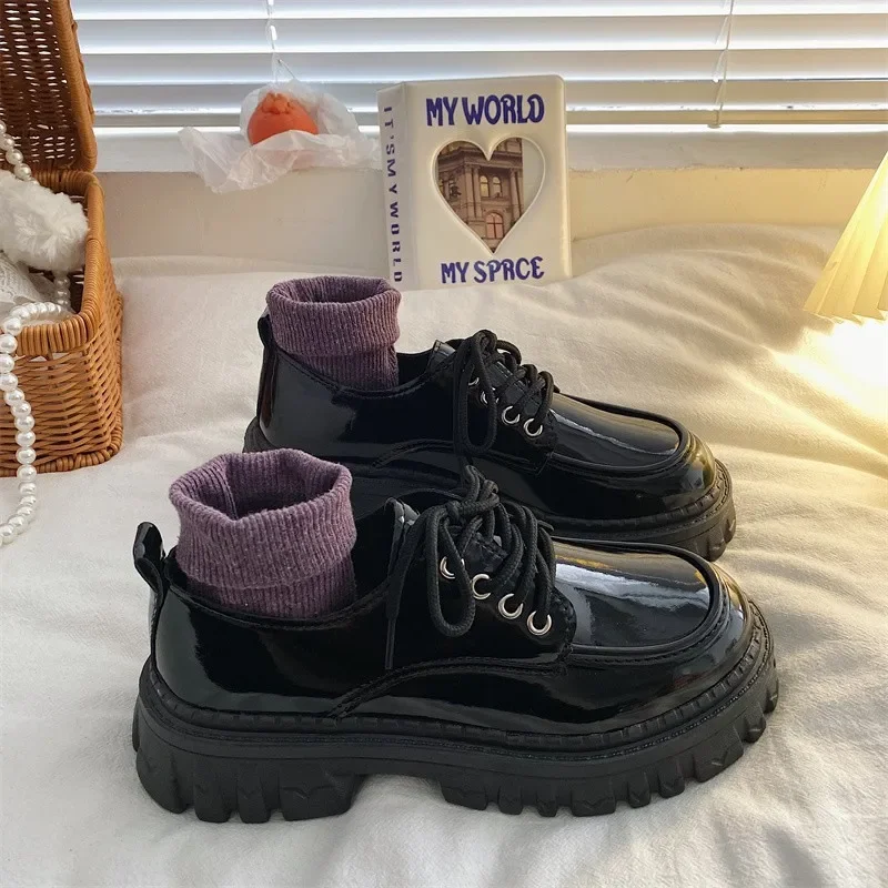 Женские Туфли-лодочки С Круглым Носком На Высоком Каблуке — Черные Туфли Без