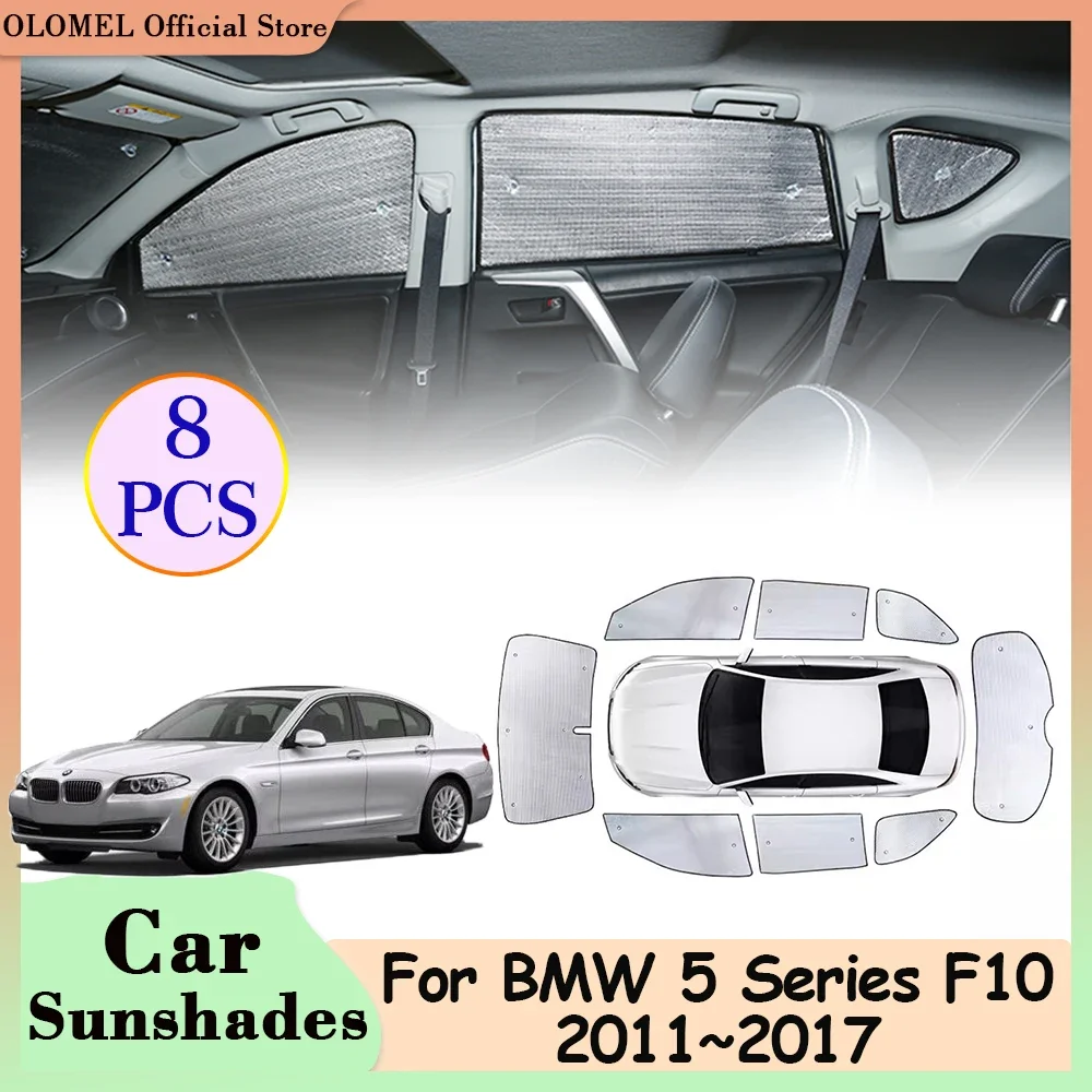 Солнцезащитные очки с полным покрытием для BMW 5 серии F10 520i 523i 528i 2011 ~ 2017