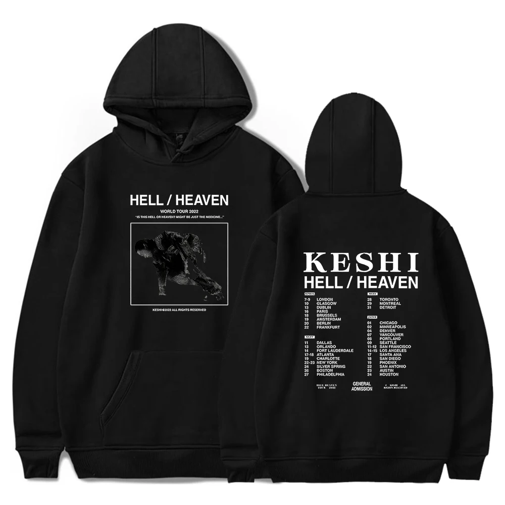 

Толстовка Keshi The Hell/Heaven Tour, пуловер с капюшоном, 2022