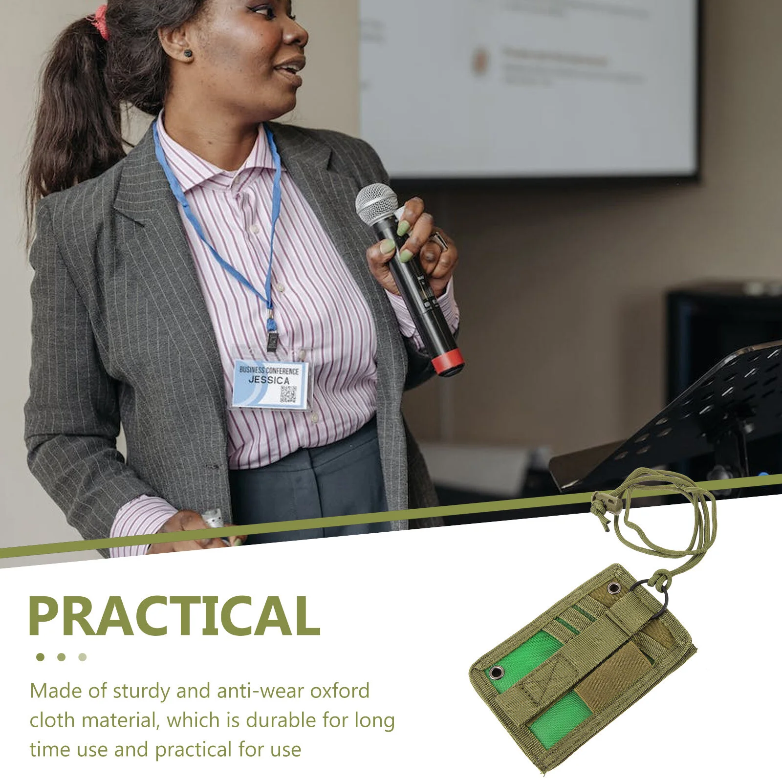 

Kits Sports Card Sleeves Badge Holder Hard Id Oxford Cloth Case Anti-scratch Cards Covers 600d Protector Outdoor