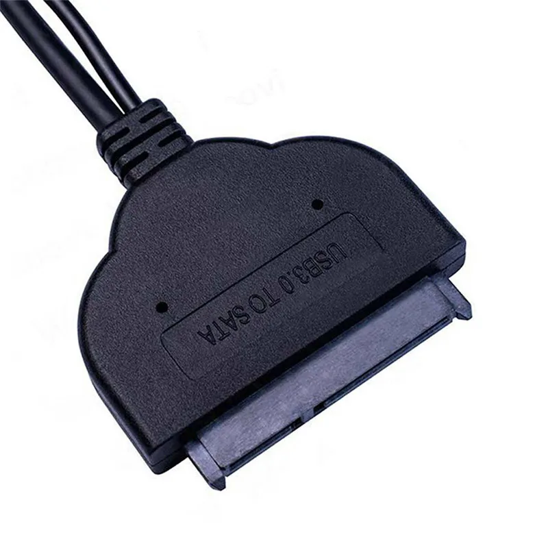 

7+15 pin 5 Gbps SATA to USB 3.0 Adapter Hard Disk Drive Converter Adapter Cable for 2.5 Inch SATA HDD SSD Hard Drive Enclosure