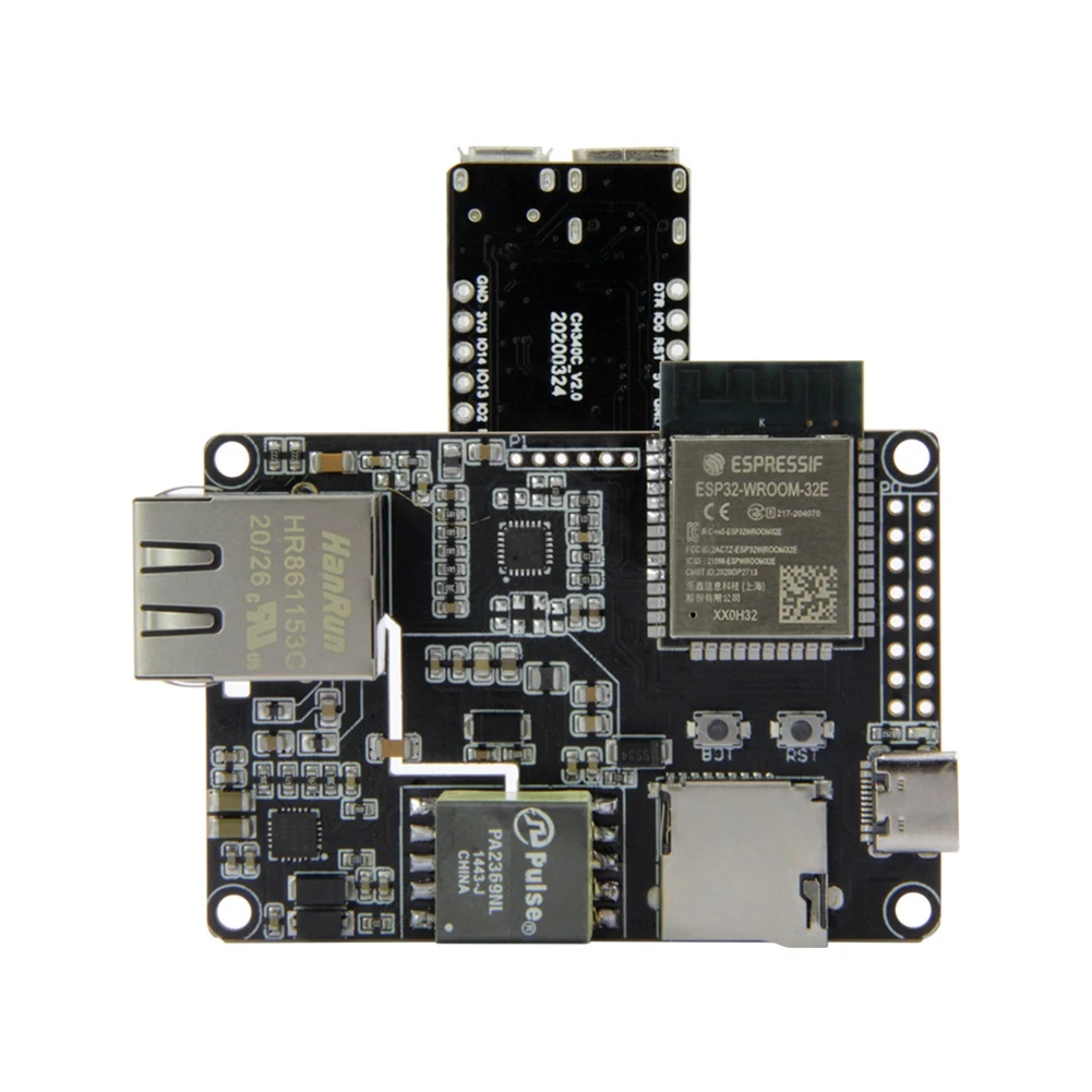 

T-Internet-POE ESP32 Ethernet Adapter LAN8720A Development Board Downloader Expansion Module(T-Internet-POE Set)