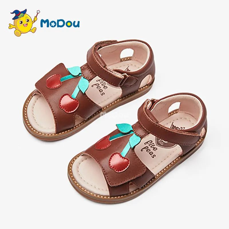 

Mo Dou 2022 Summer New Style Sandals Soft Cowhide Breathable Ultrafiber Rubber Hook And Loop Beef Tendon Bottom Pigskin Lining