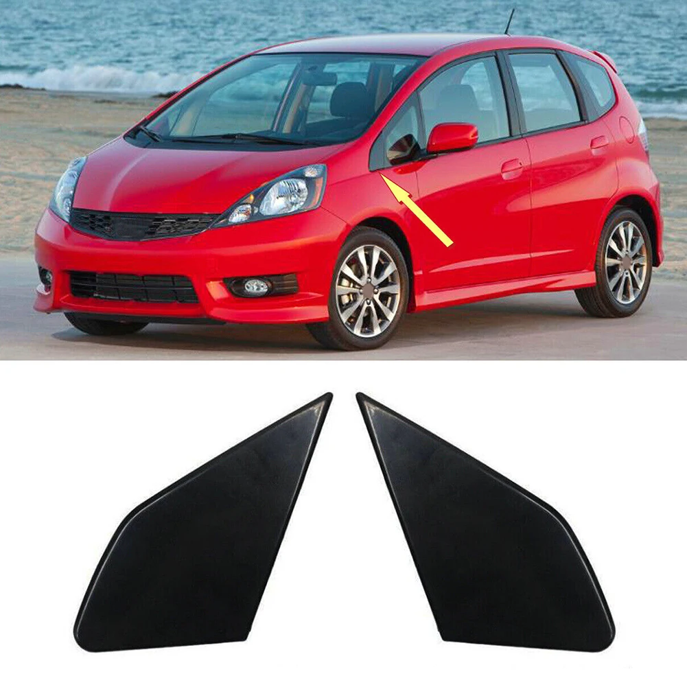 

2pcs/set For Honda FIT 2009-2013 Front Door Garnish For Window Glass Plate Cover Trim 75490-TF0-Y01 75495-TF0-Y01