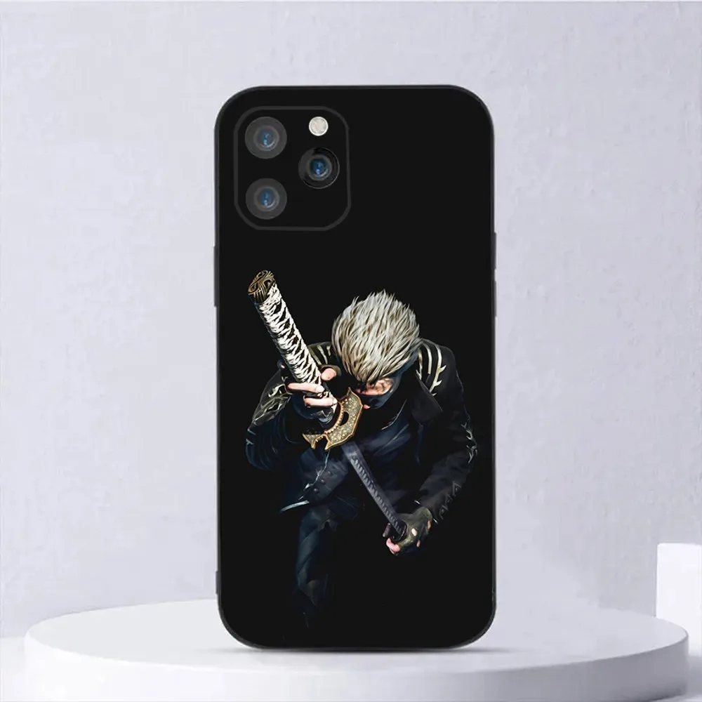 Чехол для телефона D-Devil May Cry Game iPhone 15 14 13 12 11 Plus Pro Max XS X XR SE Mini 8 7 мягкий силиконовый