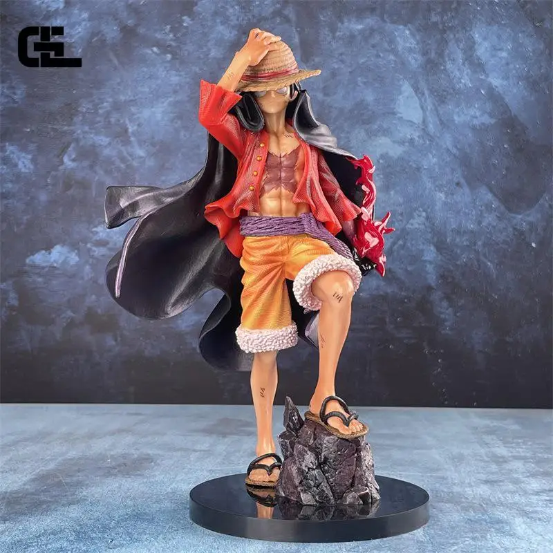 

25cm Anime One Piece Four Emperors Monkey D Luffy LX MAX PVC Statue Figure Model Toy Anime Collection Toys