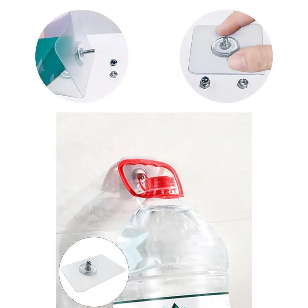 

Wall Hooks Great Long Service Life Moisture-proof Self-adhesive Seamless Stickers for Dorm Wall Hook Nails Screw Stickers