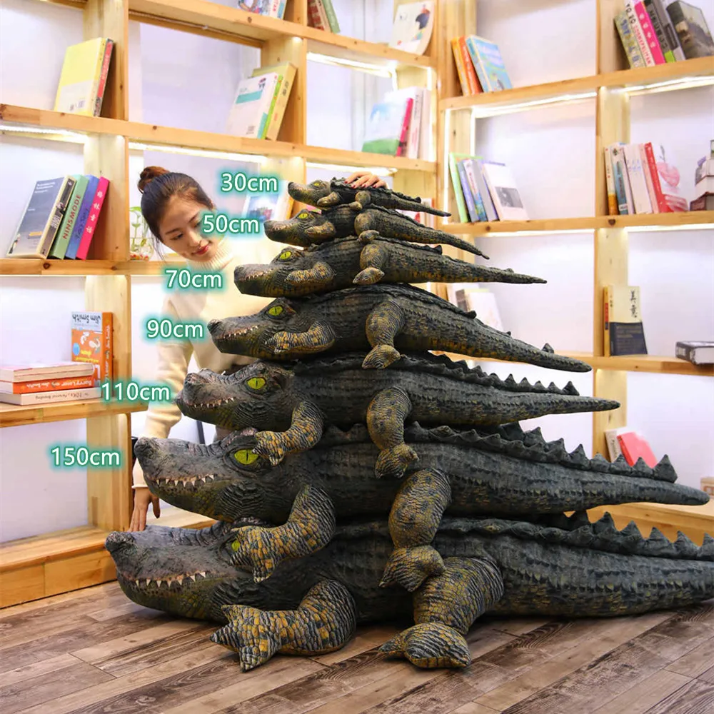 Реалистичные игрушки из крокодиловой кожи плюшевые большие подушки в виде