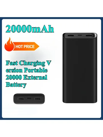 Для оригинального Xiaomi Power Bank 20000 мАч 50 Вт PLM07ZM USB Type C Версия для быстрой зарядки Портативный внешний аккумулятор Powerbank