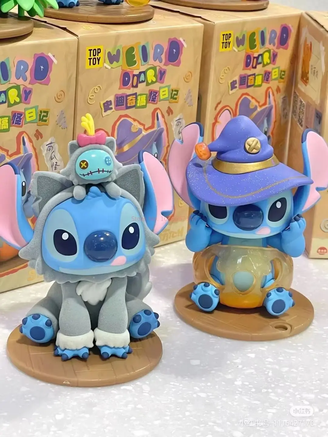 Disney Stitch слепая коробка Stiezy забавный дневник серии тайна Guss Bag аниме фигурка