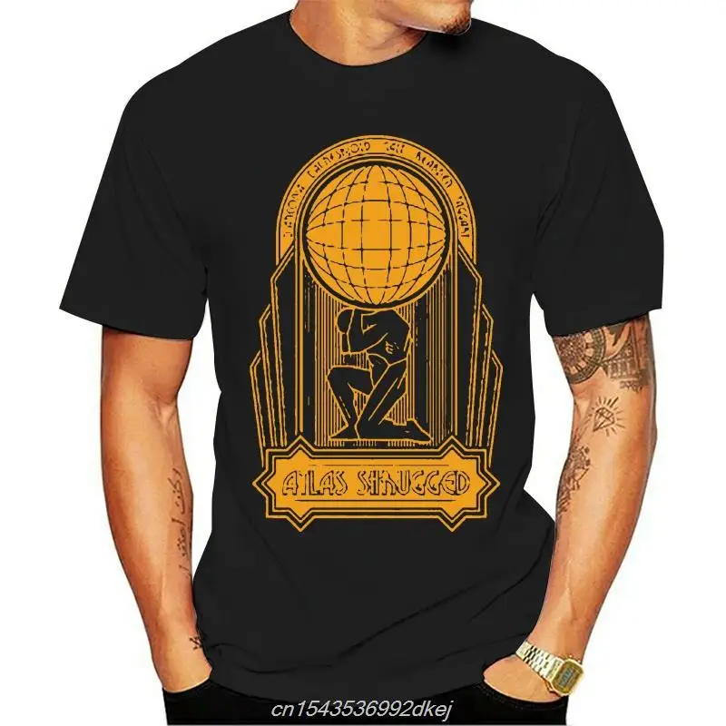 

Atlas Shrugged T Shirt Tpartdecocontest Tee Men Women Cartoon Casual Short O-neck Broadcloth