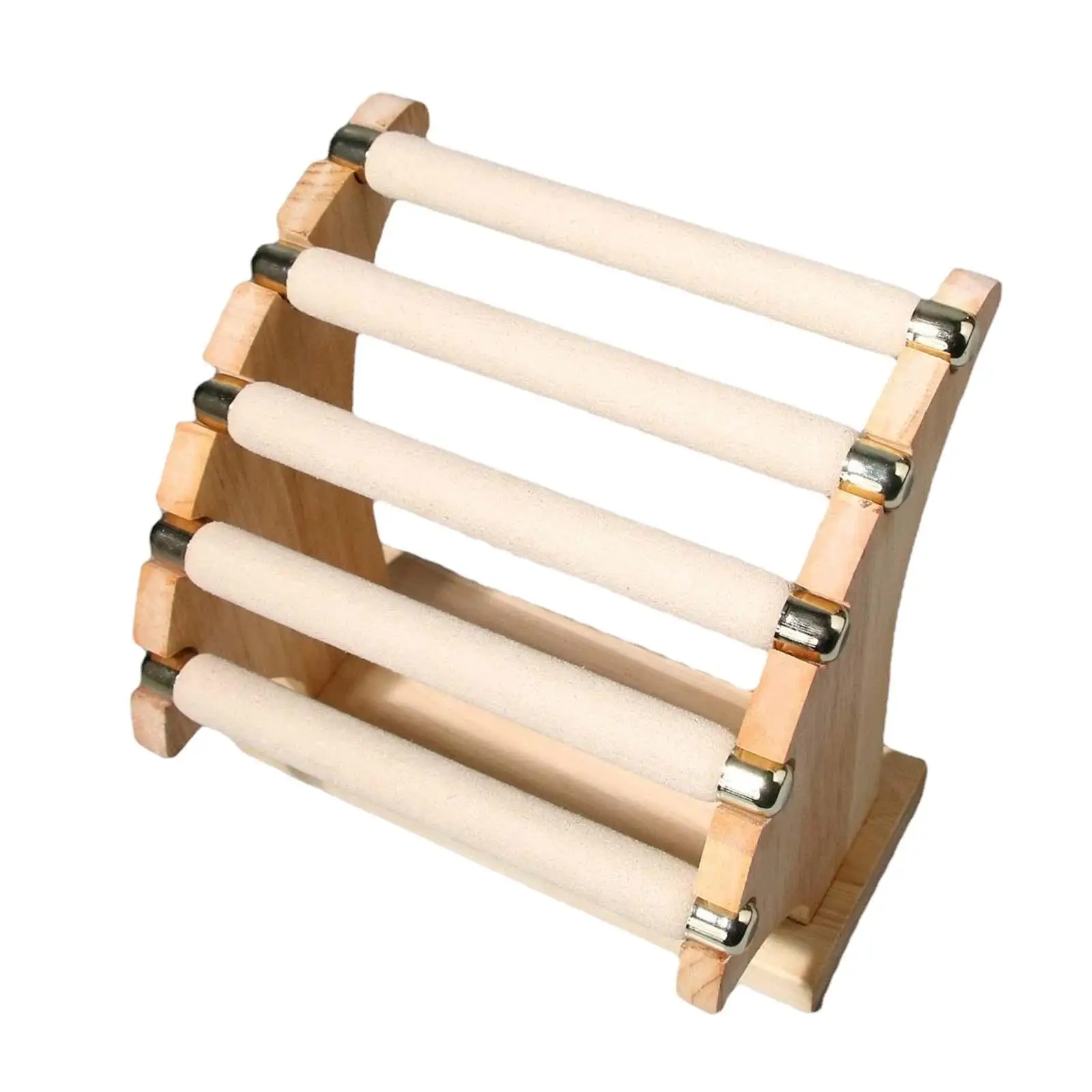 

5 уровней держатель колец Подставка для ювелирных изделий Настольный фото реквизит декоративное украшение Органайзер ручной работы стеллаж для хранения часов