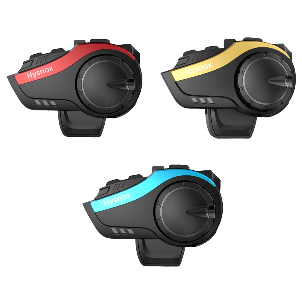 

Гарнитура для мотоциклетного шлема, совместимая с Bluetooth, BT 5,0, беспроводная связь, переговорное устройство для обмена музыкой для 6 человек