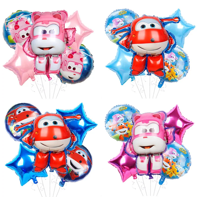 Воздушный шар в виде суперлетающего человека Мультяшные крылья украшение для