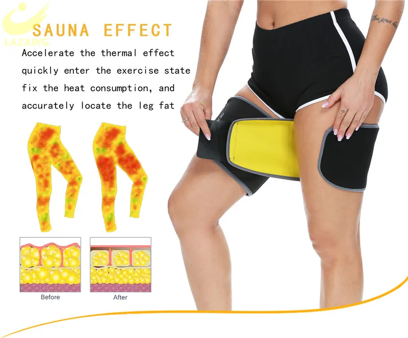 LAZAWG Women Body Shaper Sauna Slimmer Thigh Calf  Shapewear Sweat Shaping Legs Fat Burning Arm Shapers Trimmer Sets Shapewear