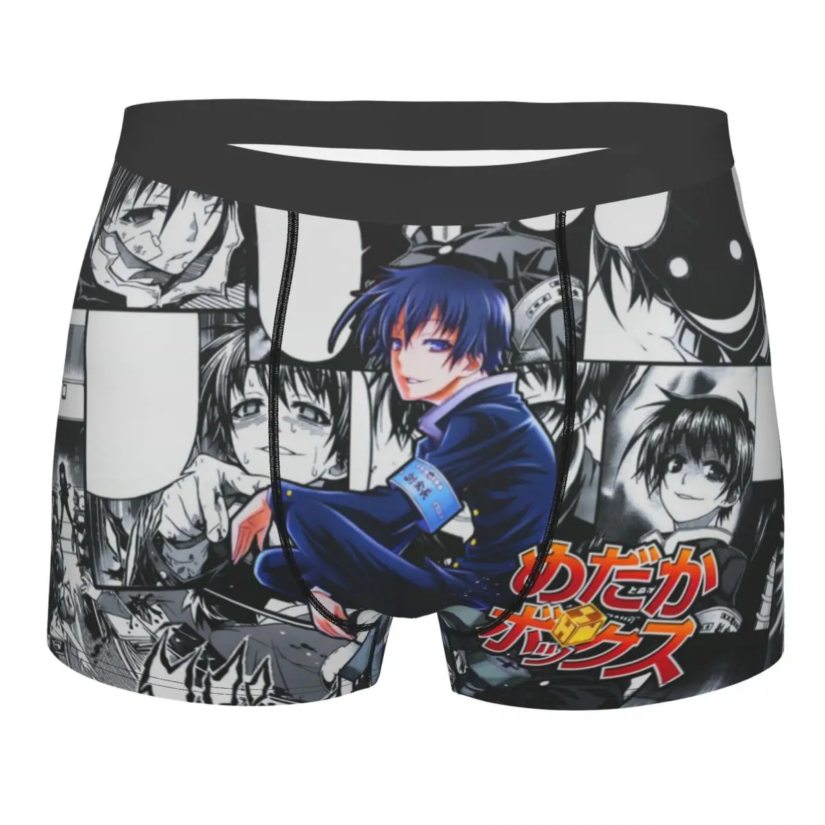 

Medaka Box Men Boxer Briefs Manga Cut Highly Breathable Underwear Print Shorts Birthday Gifts