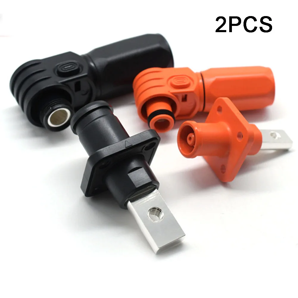 

1set Battery Energy Storage Connectors Male + Female For Tram Battery Plug 120A Quick Plug Terminal
