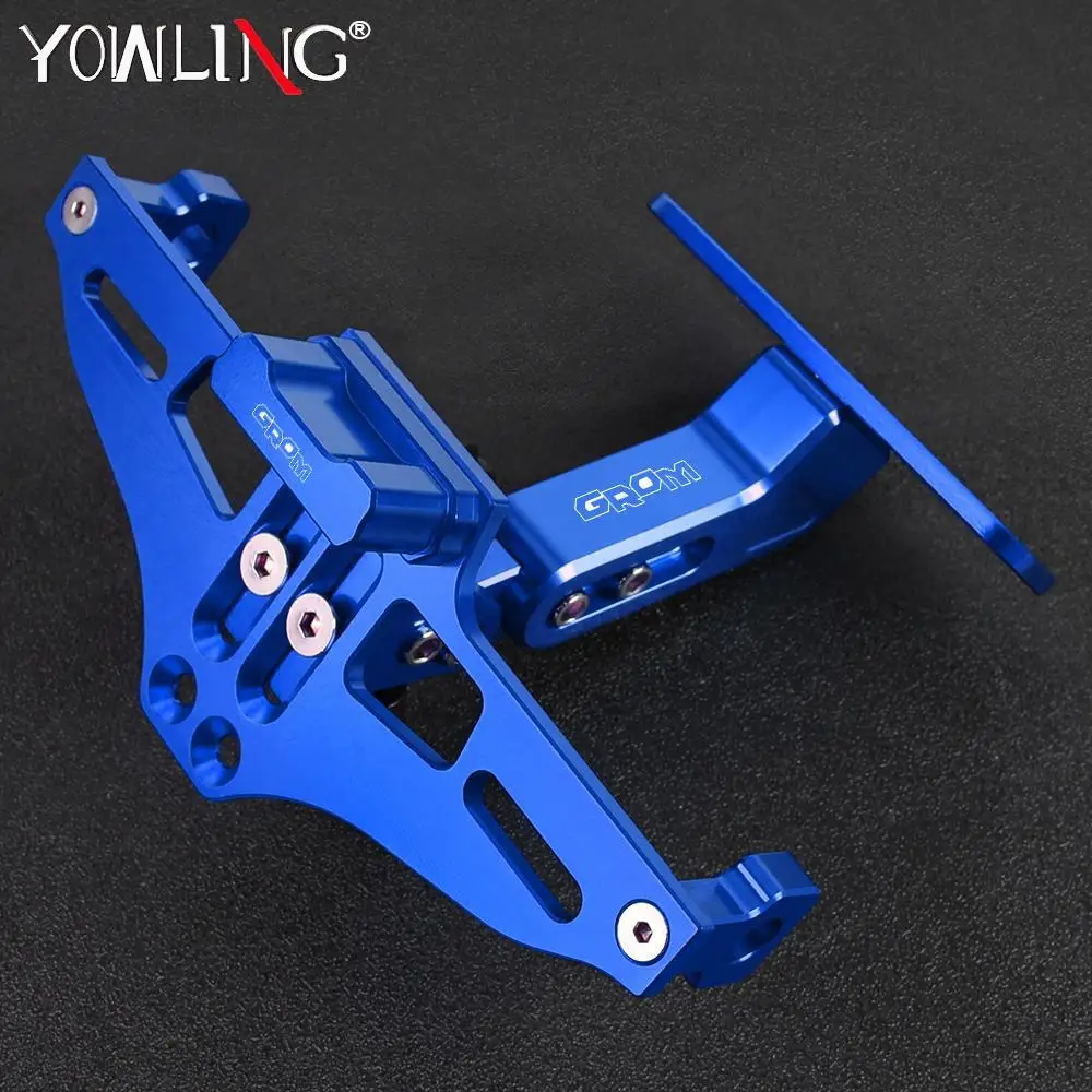 

For HONDA GROM 125 MSX125 2014 2015 2016 2017- 2023 Motorcycle Fender Eliminator Adjustable License Plate Holder Bracket LED
