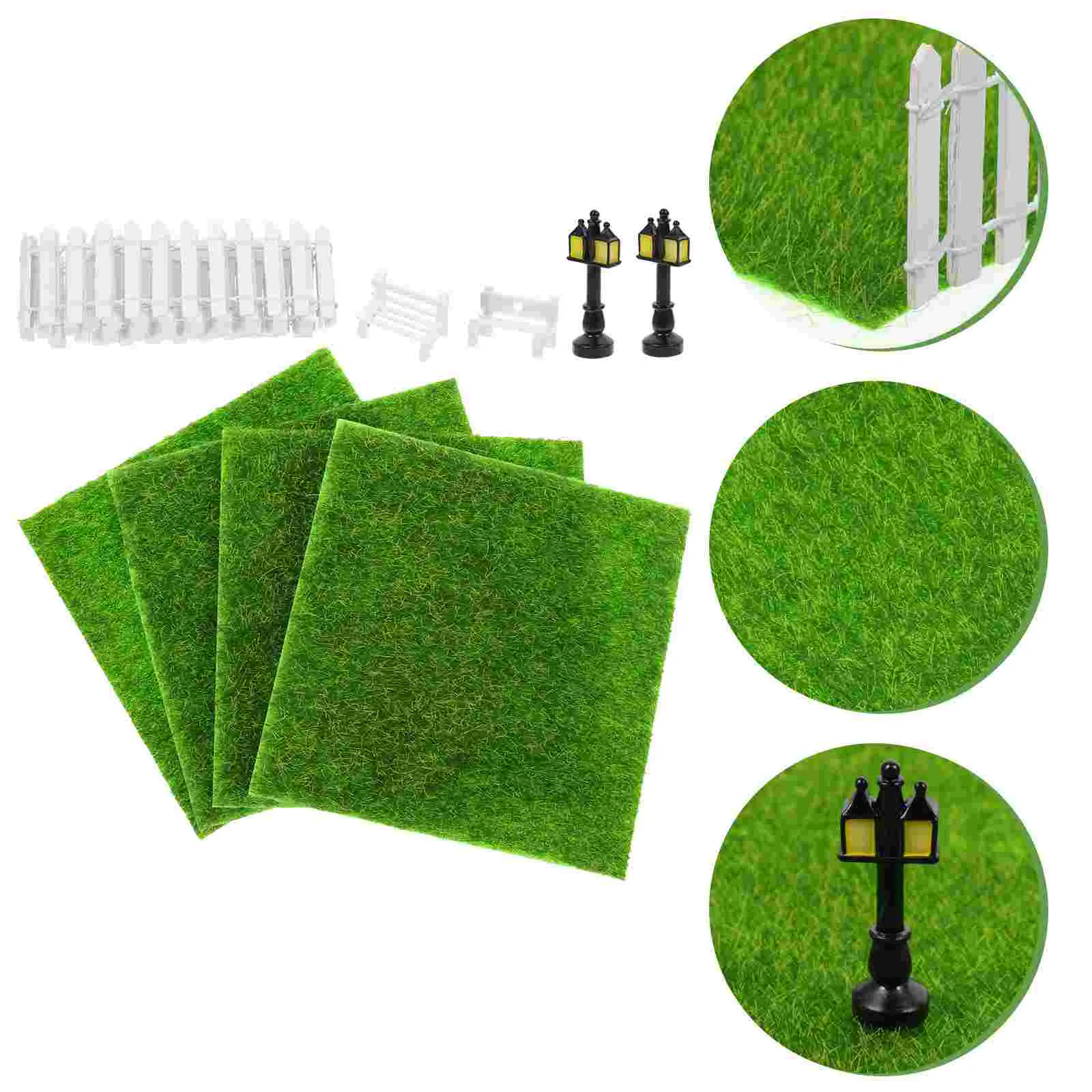 

Mini House Decormodel Light Street Crafts Adornment Sceneornament Sand Table Accessory Ornaments Courtyard Prop Photo Toy