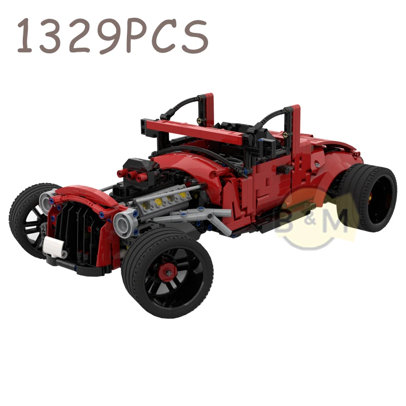 

Новинка 1931, классический автомобиль, модель горячего стержня, Строительный набор, самоблокирующиеся кирпичи, игрушка, подарок на день рождения