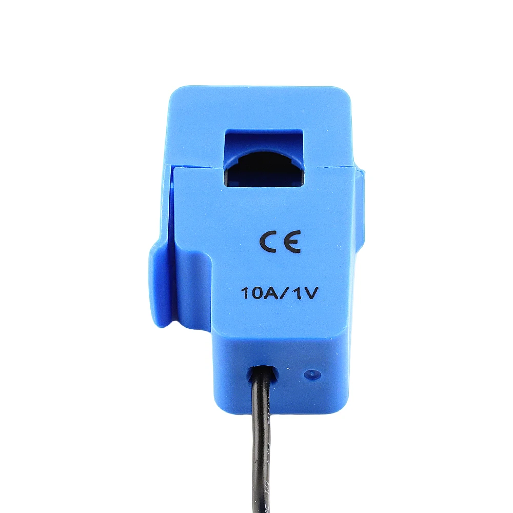 Фото Трансформатор тока с разъемным сердечником SCT-013-000, 10А, 15А, 20А, 30А, 50А, 100А, модуль датчика тока, кабель 1м, 50Гц-150КГц №5
