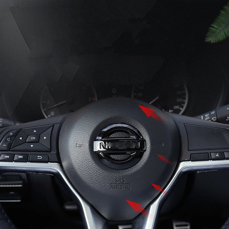 Автомобильный значок на рулевое колесо эмблема логотип наклейка для Nissan Altima Rogue