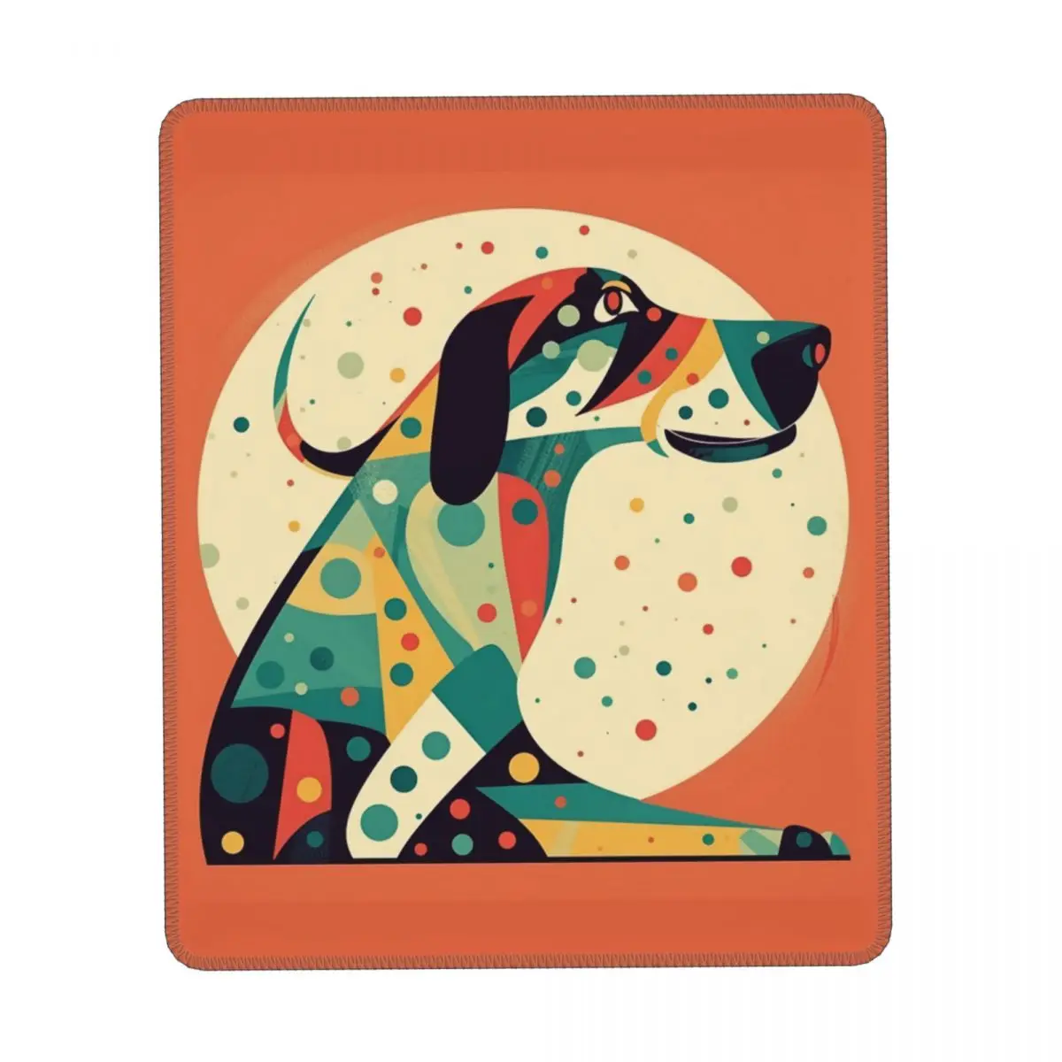 

Dog Vertical Print Mouse Pad Retro Multicolored Rubber Office Mousepad Anti-Slip Aesthetic Fantasy Mouse Pads
