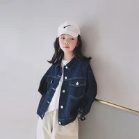 girls babys kids coat jacket outwear 2022 cute jean thicken spring autumn cotton sport christmas gift childrens clothing
