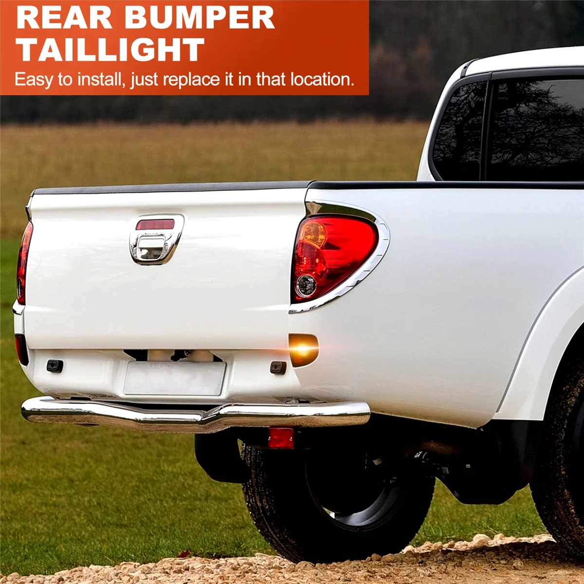 Задний фонарь для заднего бампера Mitsubishi L200 2005-2015